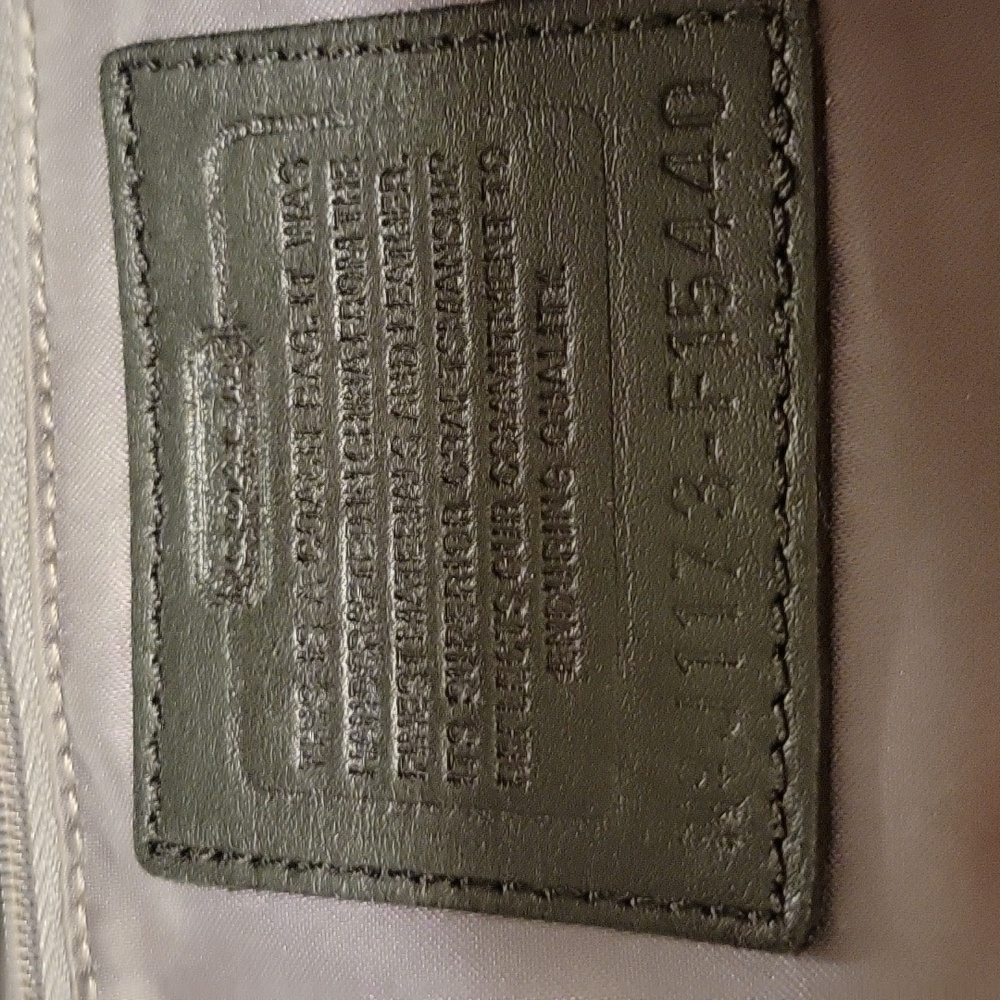 Authentic Coach Black/Silver Handbag - image 7